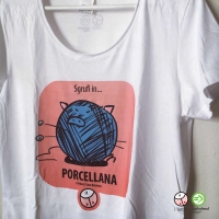 T-shirt Donna PORCELLANA, i Tettini®.